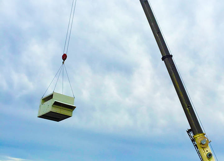 Pronto Environmental Contractor Contact Photo Crane Lift