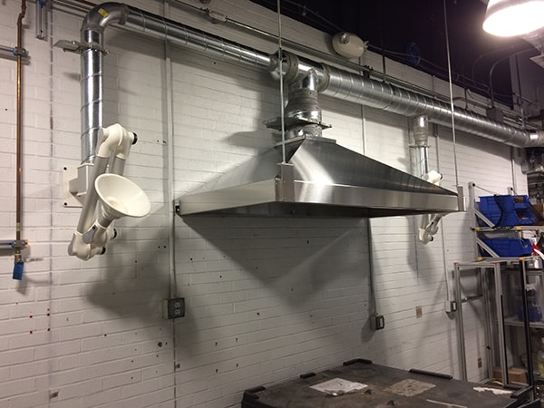 Custom Fabrication of Exhaust Hood